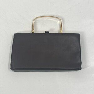 Ande Vintage 60s Purse Clutch Mid Century Modern Structured Timeless Minimialist